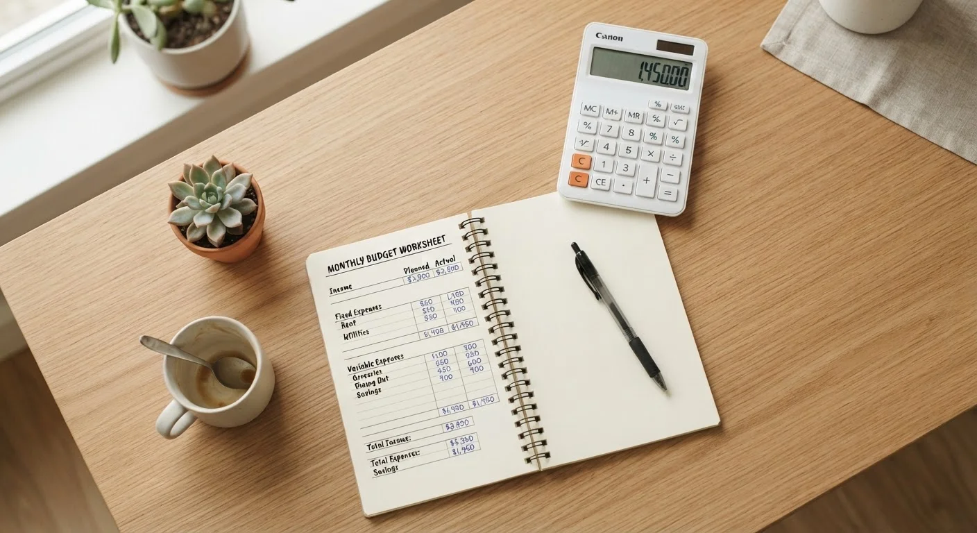 Building Your First Monthly Budget in Seven Steps