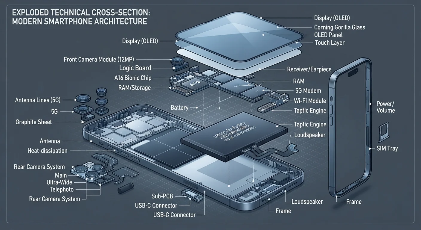 Inside a Smartphone: What Every Component Actually Does
