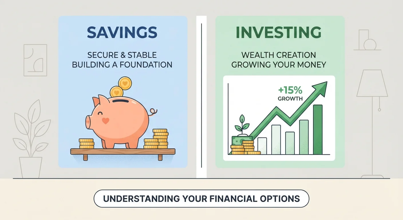 Putting Money in a Savings Account vs. Investing It: Thinking Through the Trade-Offs