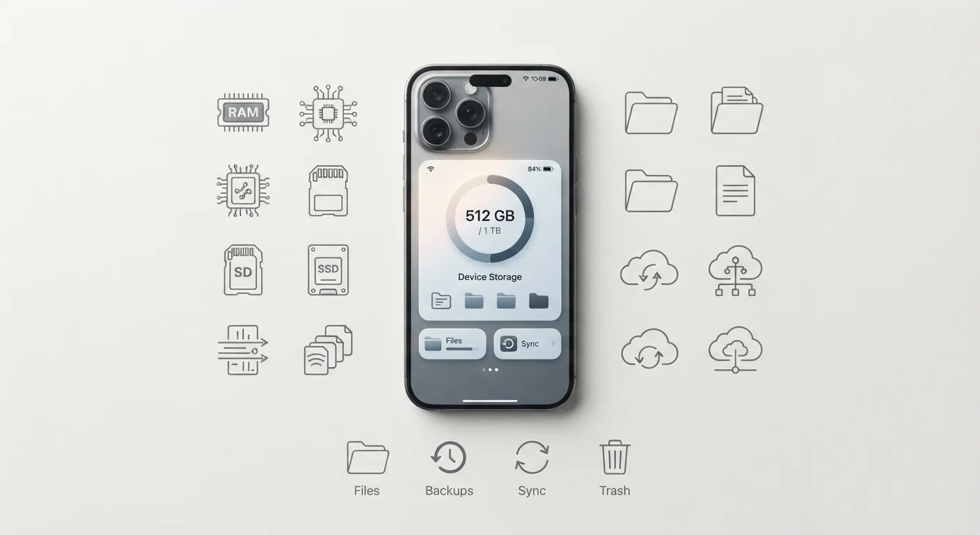 Smartphone Storage: The Difference Between RAM, Internal Storage, and Cloud Space