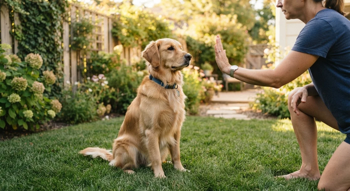 Teaching a Dog to Stay: A Step-by-Step Progression