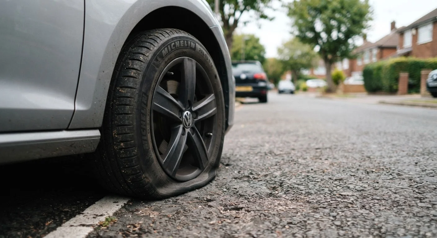 Why Ignoring a Slow Tyre Leak Always Ends Badly